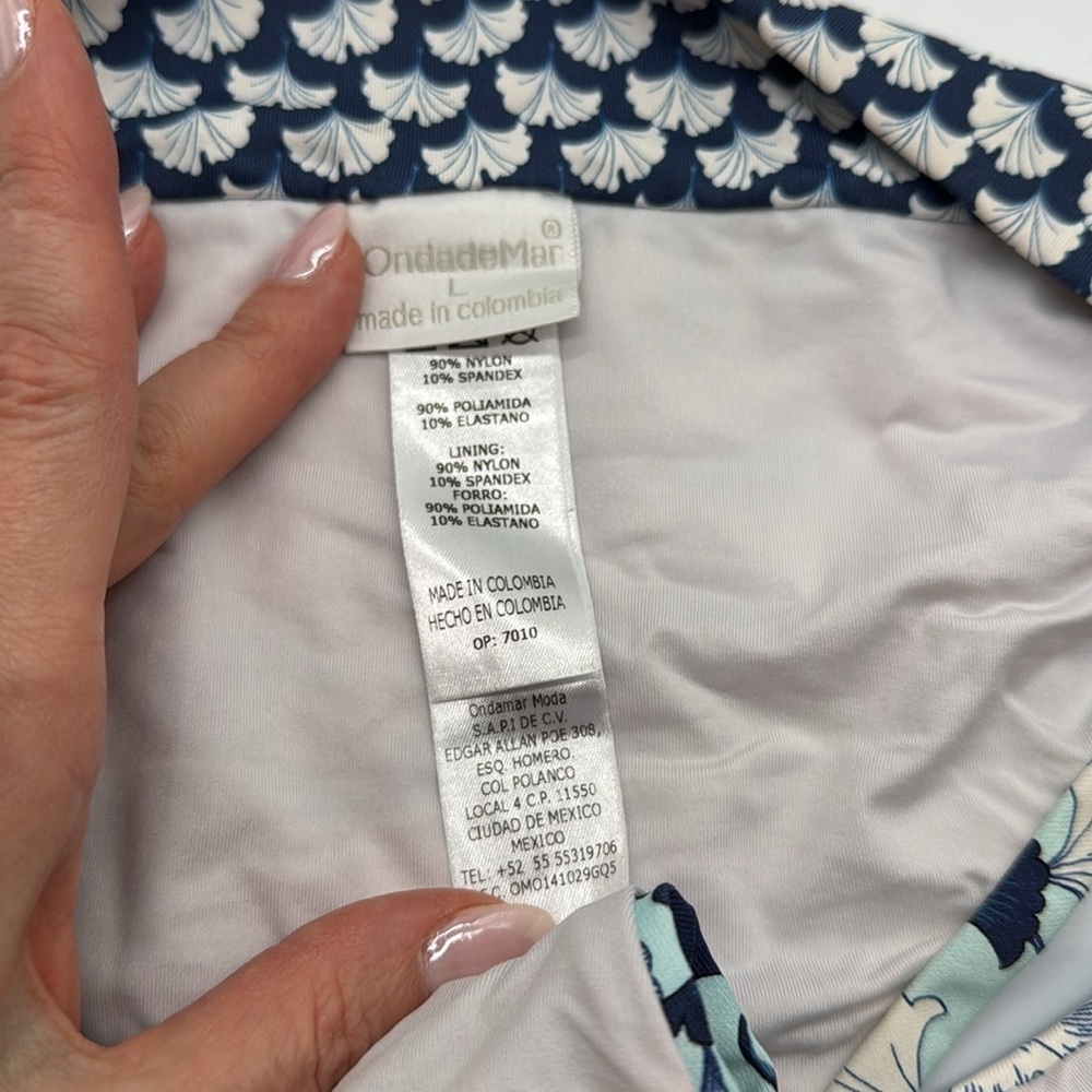 OndadeMar Lotto Banded Bikini Bottoms Size Large - Picture 9 of 11